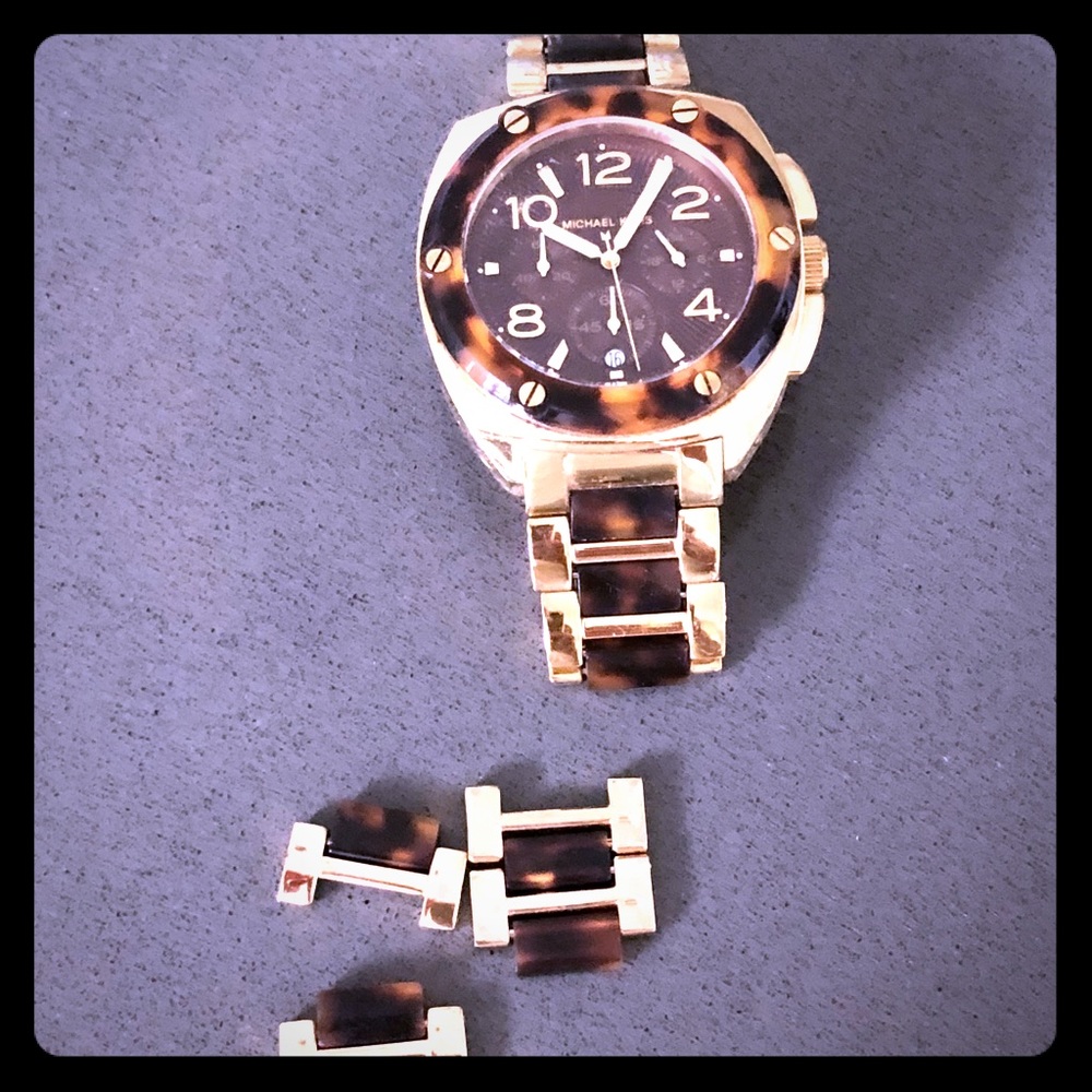 Michael Kors tortoise women’s watch
